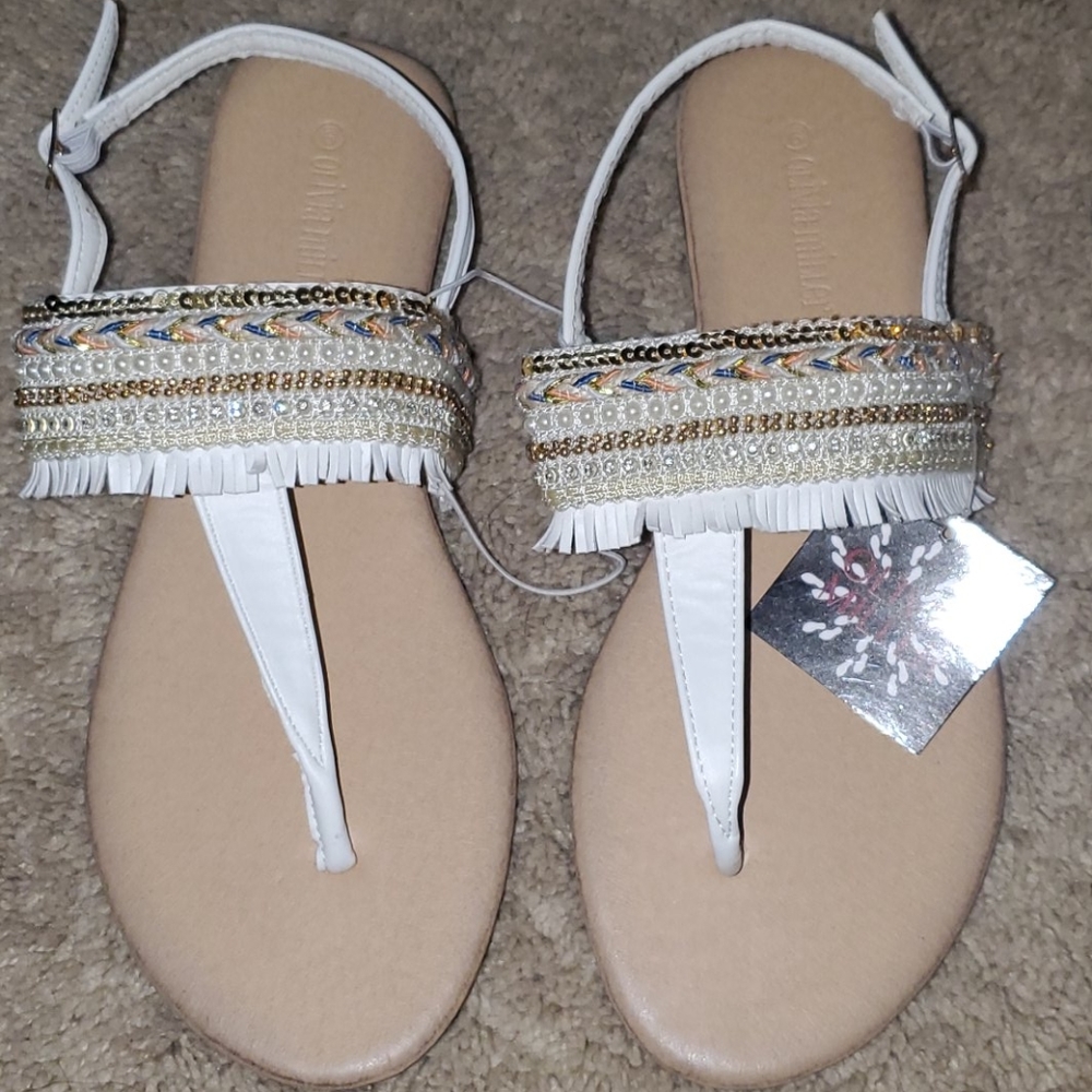 Never Worn boho sandals